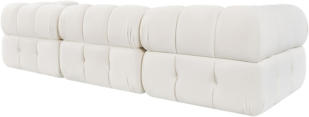 Orin - Velvet Performance Fabric Upholstered 3 Piece Modular Sofa