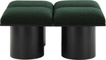 Pavilion - 4 Piece Modular Bench With Black Base