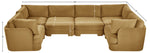 Hammond - Velvet Performance Fabric Upholstered 6 Piece U-Shaped Sectional