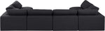 Comfy - 6 Piece Linen Modular Armless Sectional