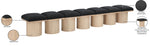 Pavilion - 7 Piece Modular Bench With Natural Base