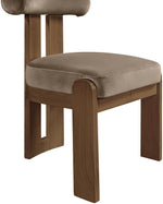 Arienzo - Performance Fabric Upholstered Dining Chair (Set of 2) - Walnut Base