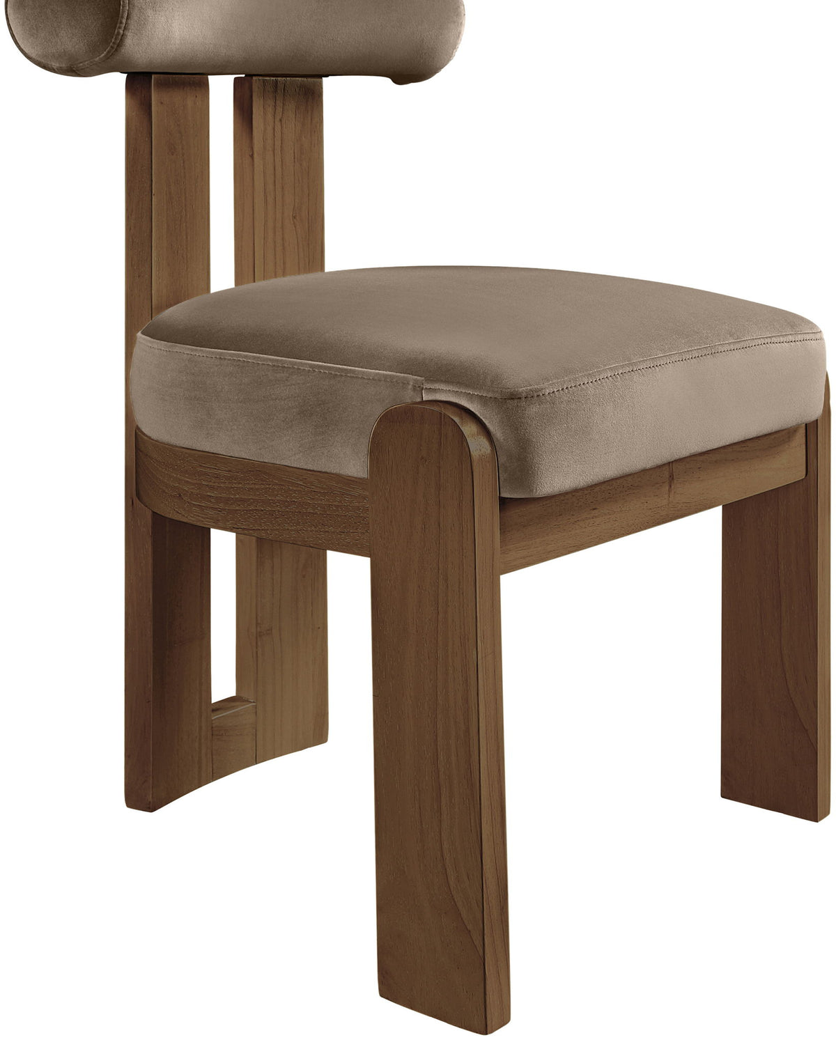 Arienzo - Performance Fabric Upholstered Dining Chair (Set of 2) - Walnut Base