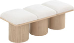 Pavilion - 3 Piece Modular Bench With Natural Base