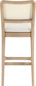 Atrium - Upholstered Bar Stool (Set of 2) - Brushed Natural Frame