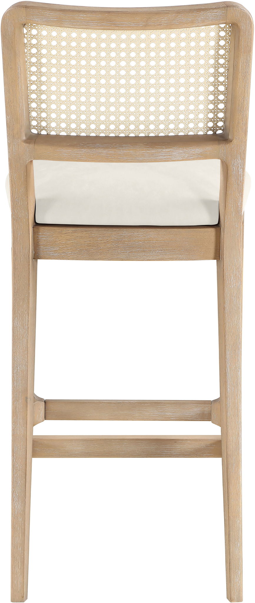 Atrium - Upholstered Bar Stool (Set of 2) - Brushed Natural Frame