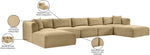 Shaggy - 7 Piece Modular Sectional With 2 Ottomans