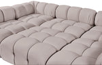 Orin - Velvet 6 Piece Modular Sectional
