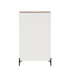 Abbey - Bookcase Cabinet - Maple And Off White