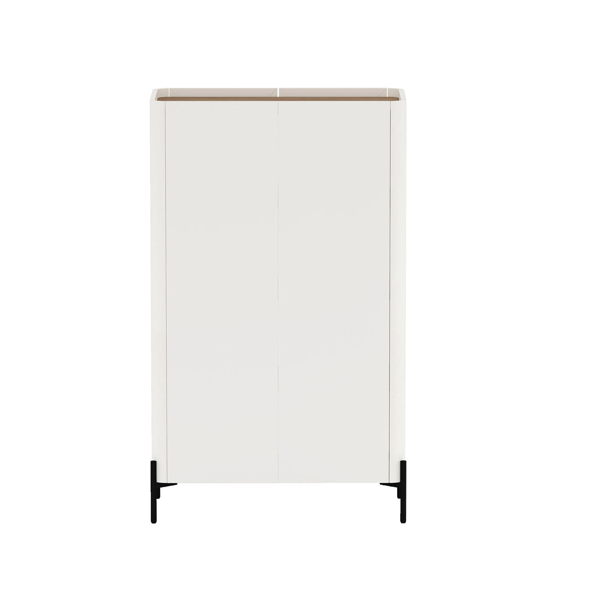 Abbey - Bookcase Cabinet - Maple And Off White