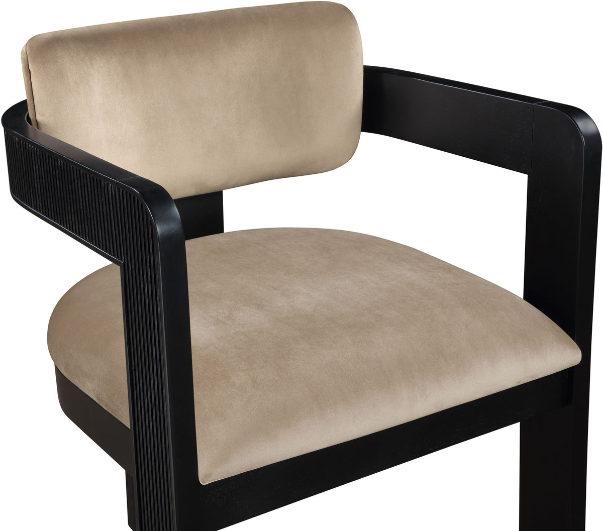 Sacha - Velvet Dining Chair With Black Base (Set of 2)