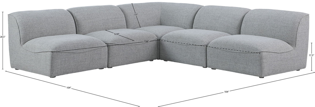 Miramar - 5 Piece Modular Sectional