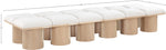 Pavilion - 12 Piece Modular Bench With Natural Base