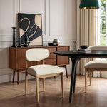 Riccio - Side Chair (Set of 2) - Natural Frame