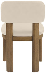 Paloma - Vegan Leather Upholstered Dining Chair (Set of 2) - Brown Frame
