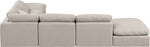 Indulge - Linen 6 Piece Modular Armless Sectional
