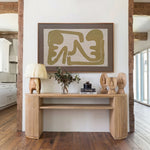 Jacobson - Modern Natural Acacia Console Table by VIG Furniture - View 8