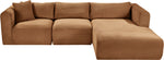 Shaggy - Fabric 3 Piece Modular Sectional