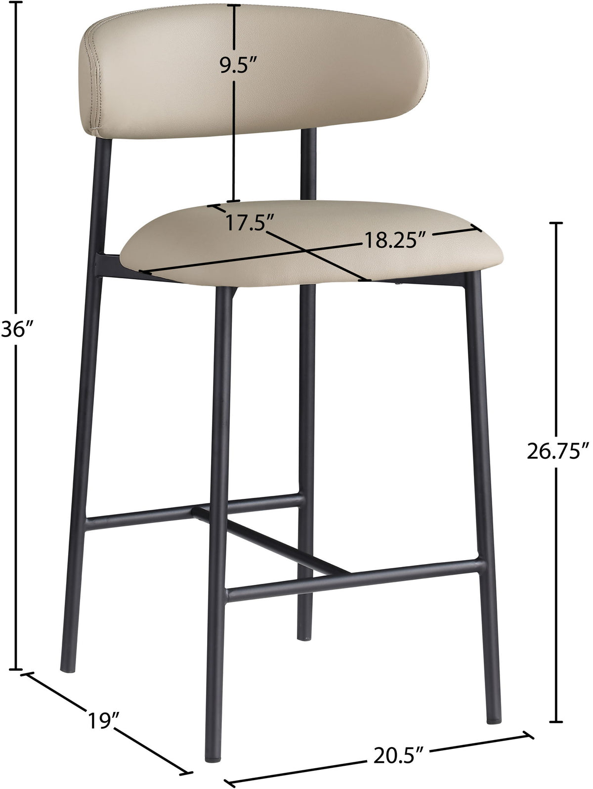 Lupita - Counter Stool (Set of 2)