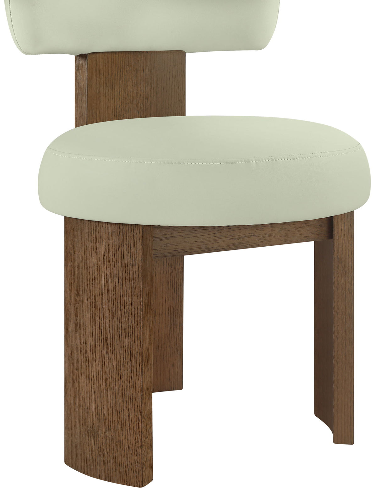 Atelier - Vegan Leather Upholstered Dining Chair (Set of 2) - Painted Brown Frame