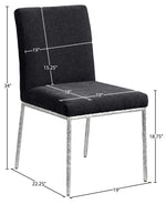 Reeves - Dining Side Chair (Set of 2) - Silver Base