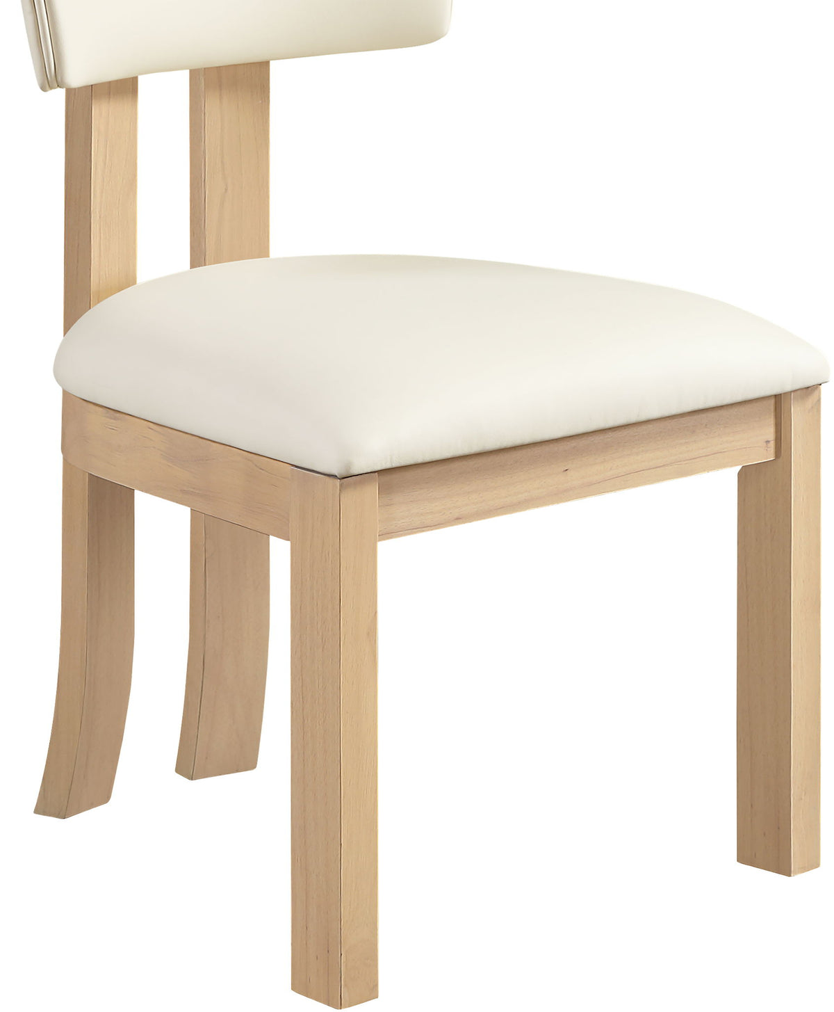 Lavrin - Vegan Leather Dining Side Chair (Set of 2) - Natural Base