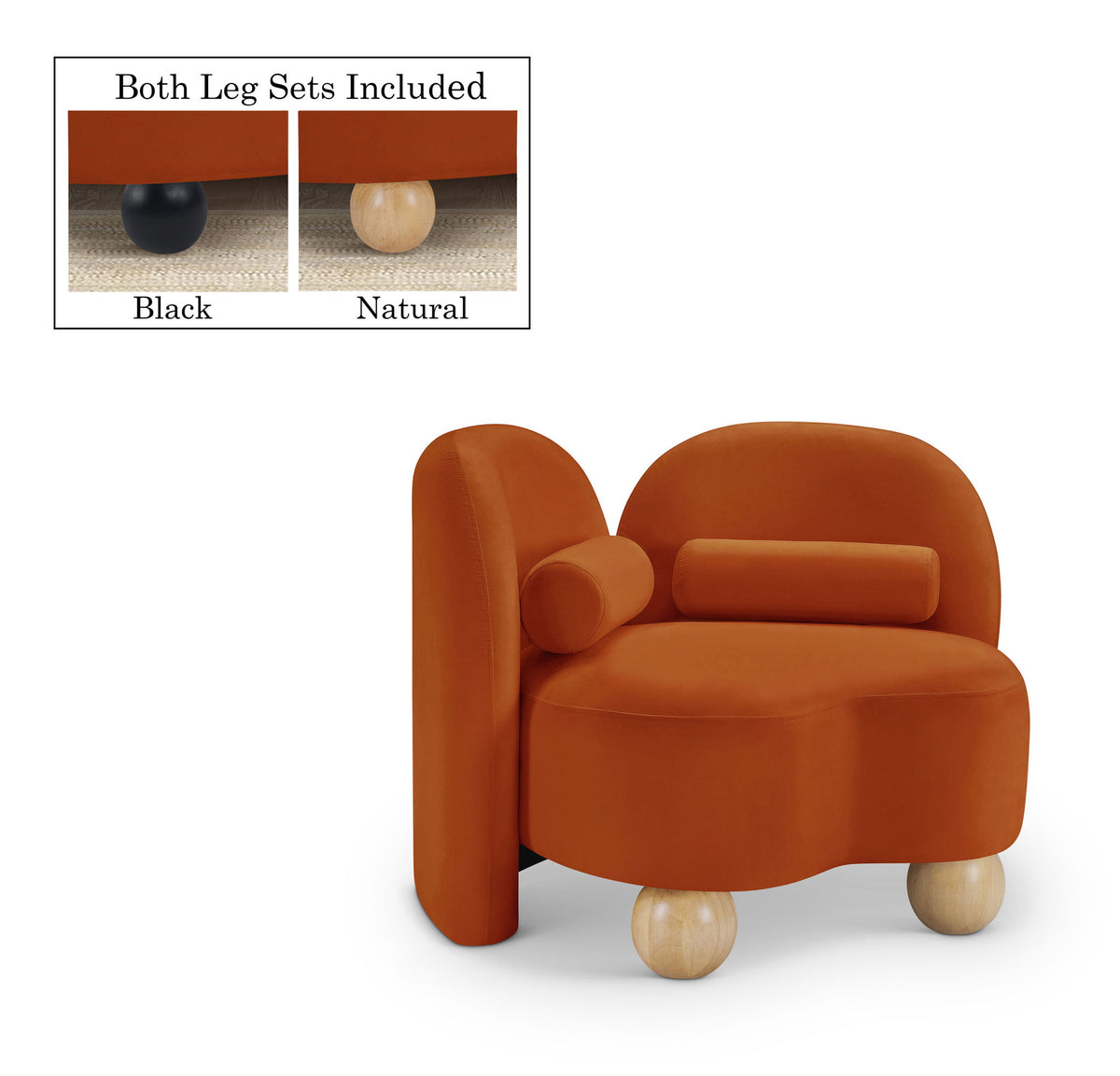 Daphne - Velvet Chair