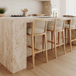 Gerri - Counter Stool - Cream / Natural