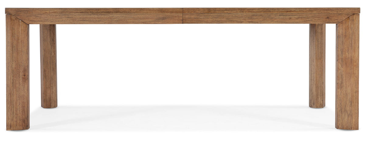 Big Sky - Leg Table With 1-24" Leaf - Light Brown
