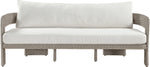 Sandbay - Olefin Water Resistant Fabric And Wicker Outdoor Patio Sofa