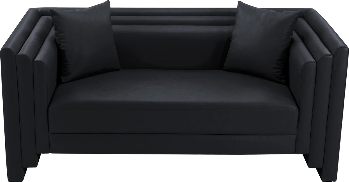 Everett - Vegan Leather Upholstered Loveseat