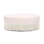 Tassy - Tasseled Round Ottoman