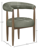 Sable - Vegan Leather Upholstered Dining Chair (Set of 2) - Brown Base