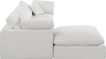 Comfy - 4 Piece Linen Fabric Modular Sectional With Chaise