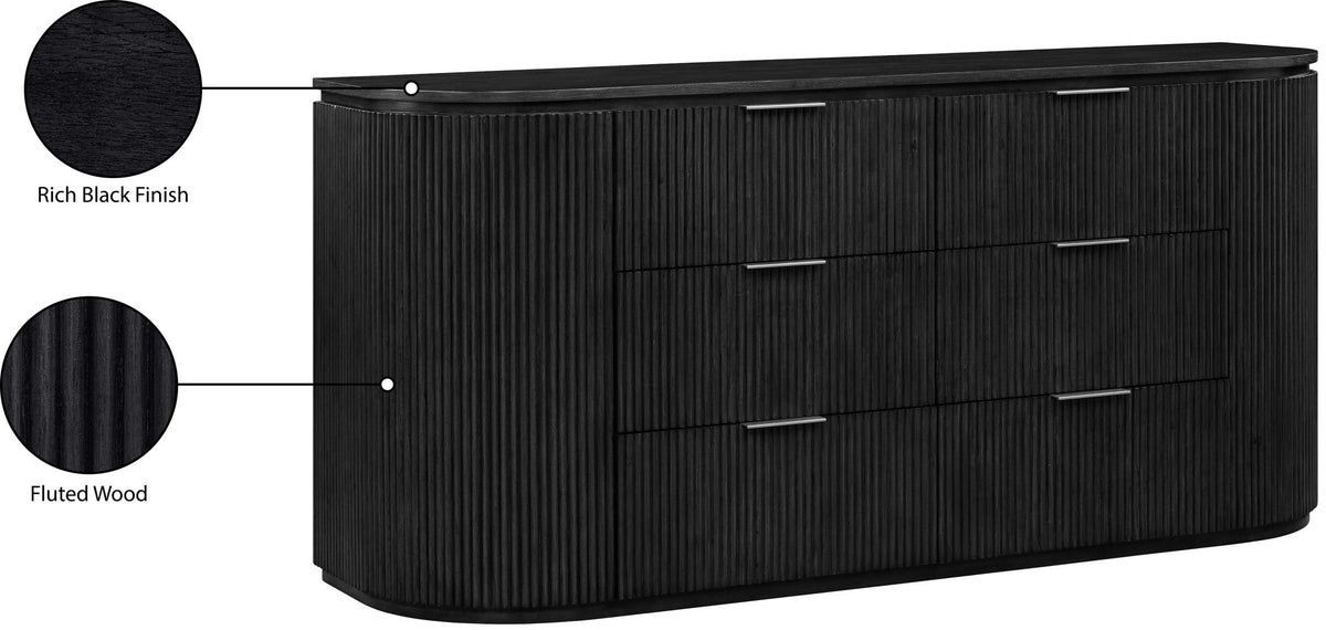 Astrid - Solid Wood And Oak Veneer Dresser