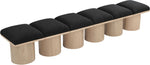Pavilion - 6 Piece Modular Bench With Natural Base