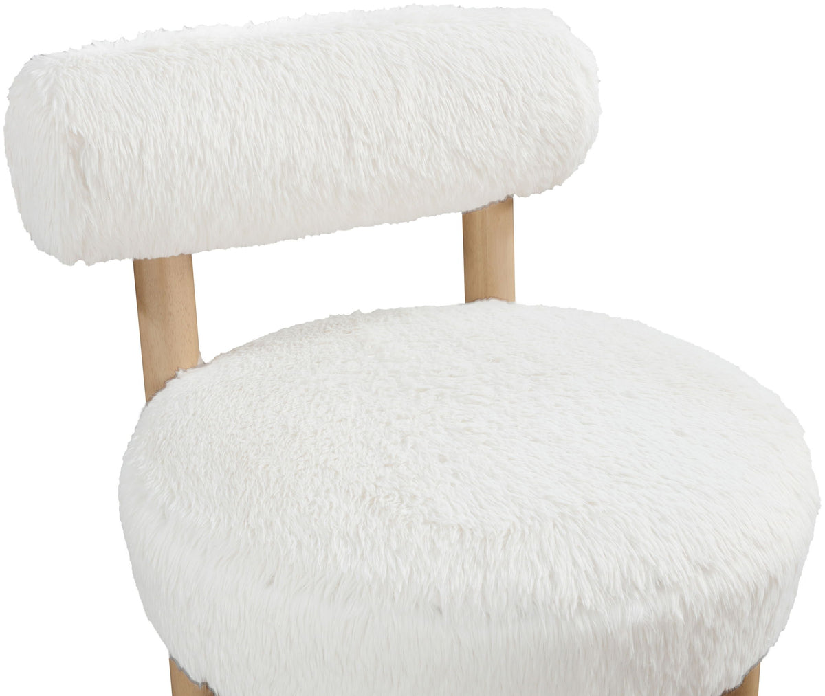 Ambre - Shearling Fabric Accent Chair