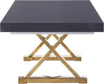 Excel - Extendable Dining Table with Gold Base