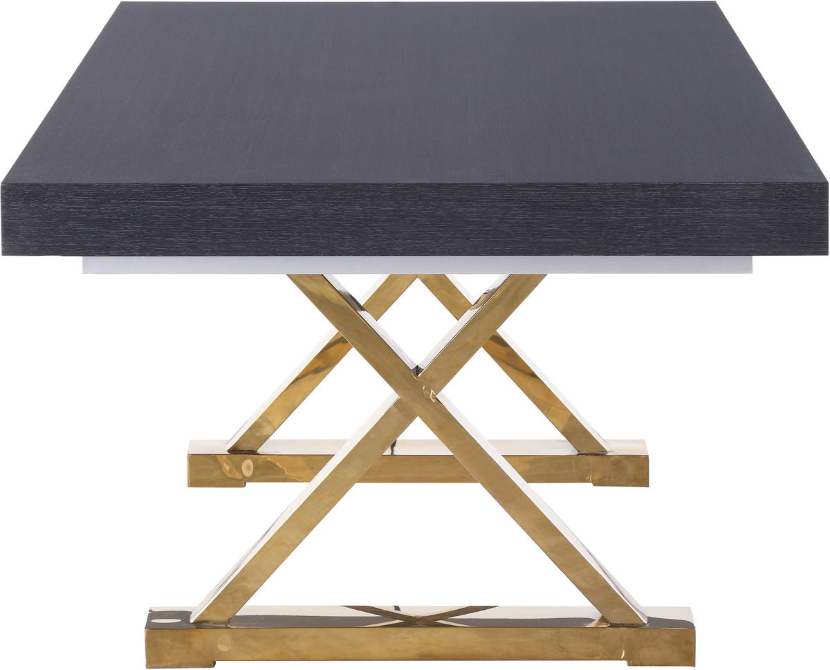 Excel - Extendable Dining Table with Gold Base