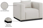 Alfie - Linen Textured Fabic Chair