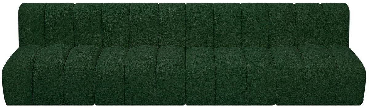 Arc - Boucle Fabric 4 Seats Modular Sofa