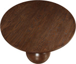 Fitch - Wood Oak Veneer Coffee Table - 3 Legs