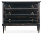 Charleston - Three Drawer Chest, Armoire Base - Black