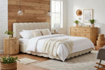 Harris - Modern Off-White Fabric Bed by VIG Furniture - View 6