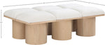 Pavilion - 6 Piece Modular Bench With Natural Base