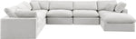 Comfy - 7 Piece Velvet Modular Sectional With Chaise