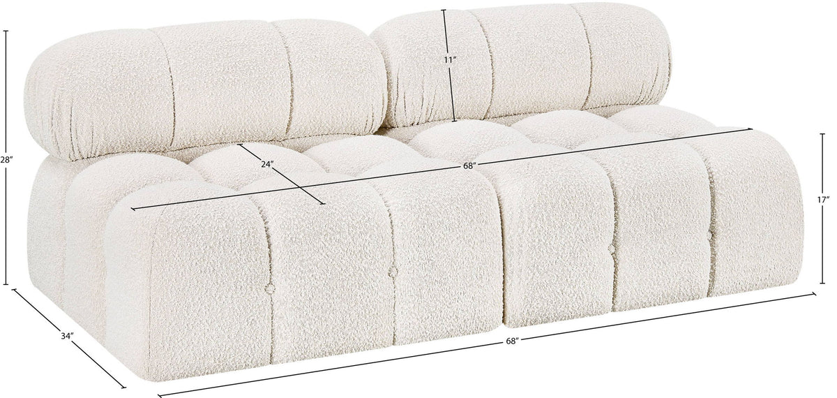 Ames - 2 Seat Modular Armless Sofa