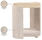 Calabria - Marble And Oak Wood Table
