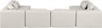 Cube - 6 Piece Modular Armless Sectional