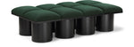 Pavilion - 8 Piece Modular Bench With Black Base
